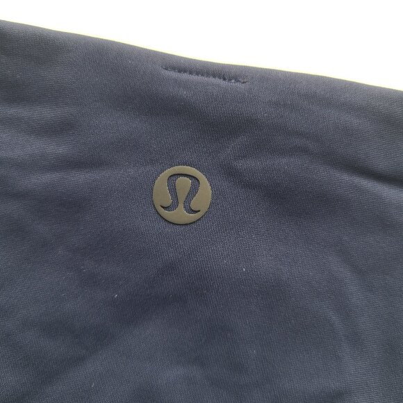 Lululemon Uncharted Waters Navy Blue Reversible Black Bikini Bottoms Size Small - Picture 7 of 10